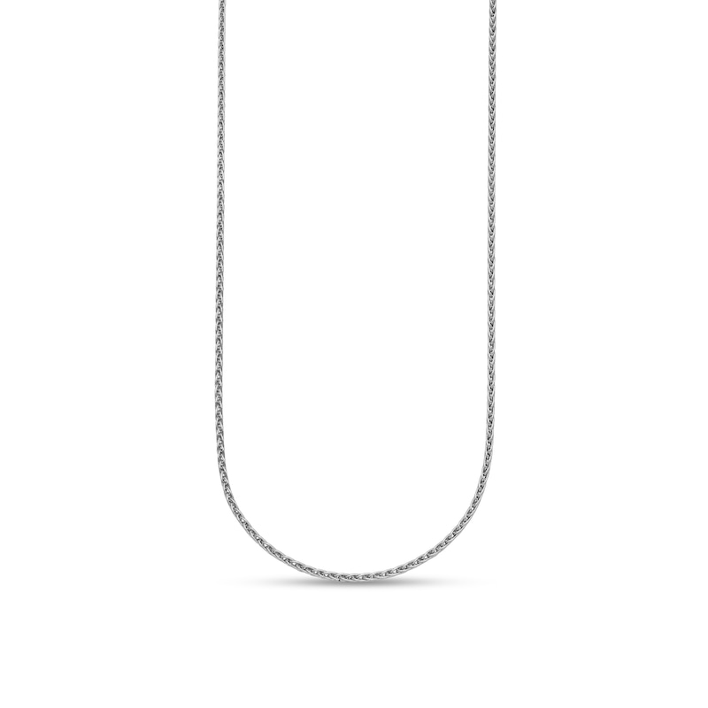 Main Image 1 of 1.5mm Wheat Chain Necklace in Solid Platinum - 18"