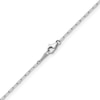 Thumbnail Image 3 of 1.4mm Paper Clip Chain Necklace in Solid Platinum - 18"