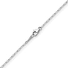 Thumbnail Image 3 of 1.4mm Paper Clip Chain Necklace in Solid Platinum - 24"