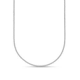 1.6mm Cable Chain Necklace in Solid Platinum - 18"