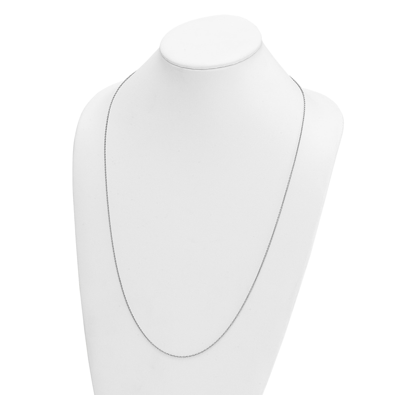 Main Image 2 of 1.6mm Cable Chain Necklace in Solid Platinum - 18"