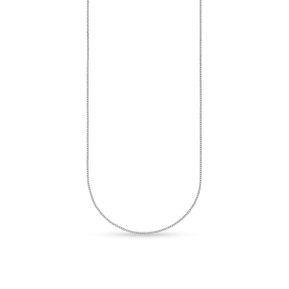 1.3mm Cable Chain Necklace in Solid Platinum