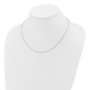 Thumbnail Image 2 of 1.3mm Rolo Chain Necklace in Solid Platinum - 24"