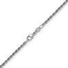 Thumbnail Image 3 of 2.2mm Rope Chain Necklace in Solid Platinum - 24"