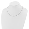 Thumbnail Image 2 of 1.5mm Box Chain Necklace in Solid Platinum - 20"