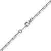 Thumbnail Image 3 of 2.3mm Paper Clip Chain Necklace in Solid Platinum - 16"
