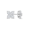 Thumbnail Image 1 of 1 CT. T.W. Certified Lab-Grown Diamond Clover Stud Earrings in 10K White Gold (F/VS2)