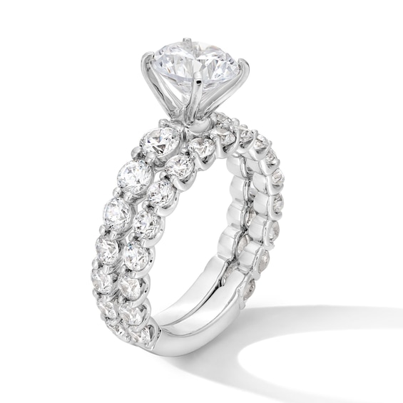 5-3/8 CT. T.w. Certified Lab-Grown Diamond Bridal Set in 14K White Gold (F/Vs2)