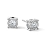 Thumbnail Image 1 of 1 CT. T.W. Diamond Miracle Solitaire Stud Earrings in 14K White Gold