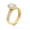 Thumbnail Image 3 of 1-1/2 CT. T.W. Emerald-Cut Diamond Cushion Frame Bridal Set in 14K Gold