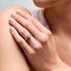 Thumbnail Image 2 of 1-1/2 CT. T.W. Oval Diamond Frame Bridal Set in 14K Gold