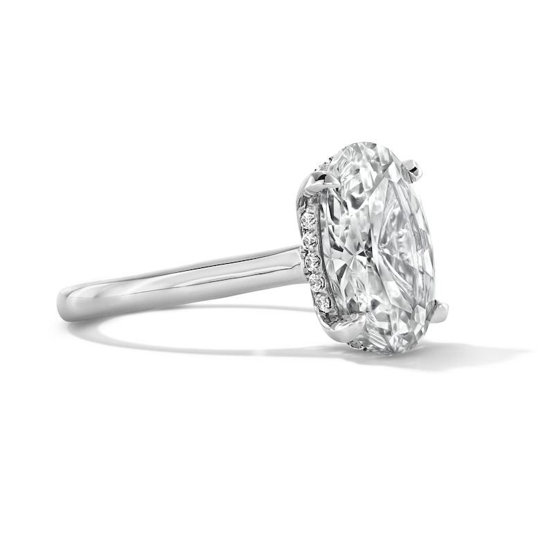 Main Image 4 of 5-1/4 CT. T.W. Certified Lab-Grown Diamond Solitaire Engagement Ring in 14K White Gold (F/VS2)