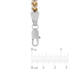 Thumbnail Image 4 of 5.25mm Franco Chain Necklace in Solid Stainless Steel and Matte Yellow Ion Plate - 24”
