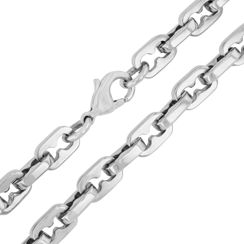 Main Image 2 of 6.25mm Mariner Chain Necklace in Solid Stainless Steel - 24”