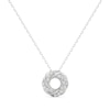 Thumbnail Image 1 of 1/6 CT. T.W. Lab-Grown Diamond Swirl Pendant in Sterling Silver