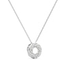 Thumbnail Image 2 of 1/6 CT. T.W. Lab-Grown Diamond Swirl Pendant in Sterling Silver