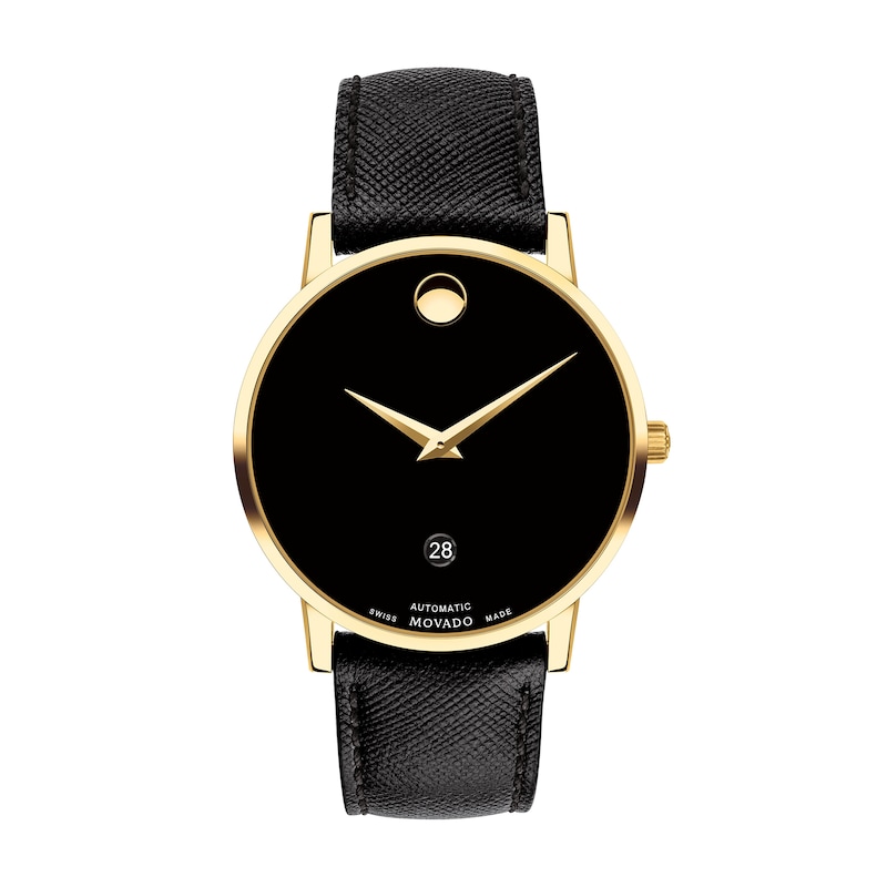 Main Image 1 of Men’s Movado Museum® Classic Automatic Watch with Black Dial (Model: 0607566)