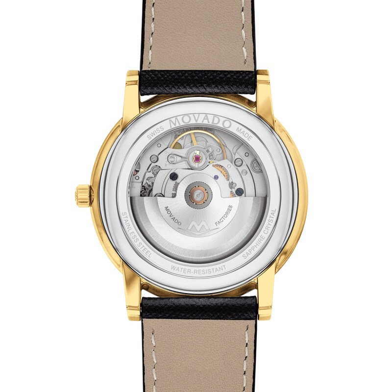 Main Image 3 of Men’s Movado Museum® Classic Automatic Watch with Black Dial (Model: 0607566)