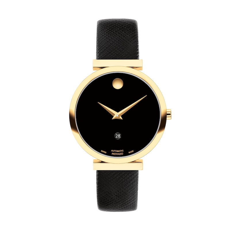 Main Image 1 of Ladies’ Movado Museum® Classic Automatic Watch with Black Dial (Model: 0607676)