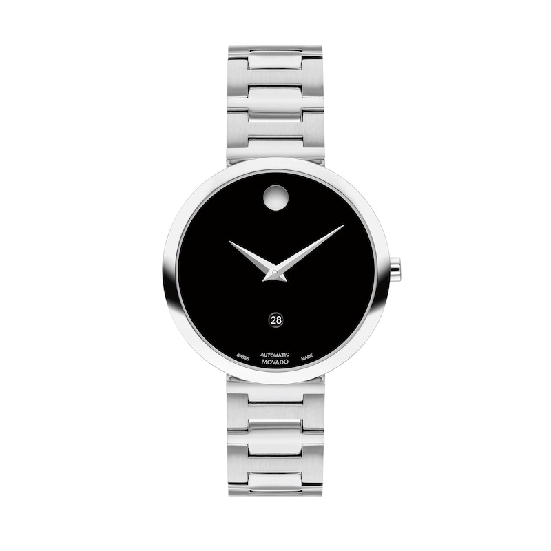 Main Image 1 of Ladies’ Movado Museum® Classic Automatic Watch with Black Dial (Model: 0607678)