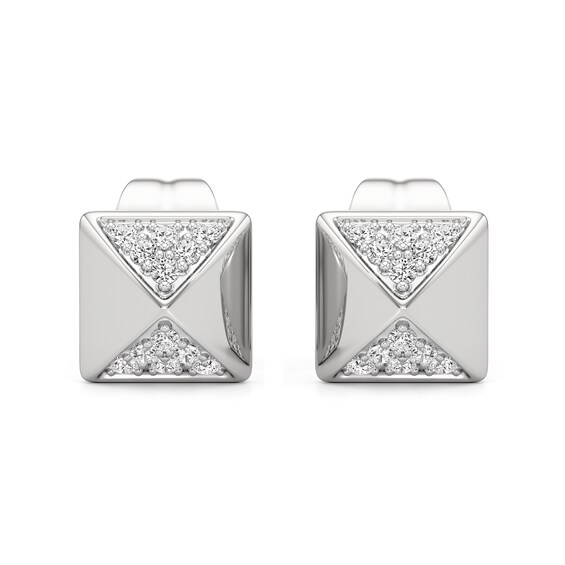 1/20 CT. T.w. Diamond Spike Stud Earrings in Sterling Silver