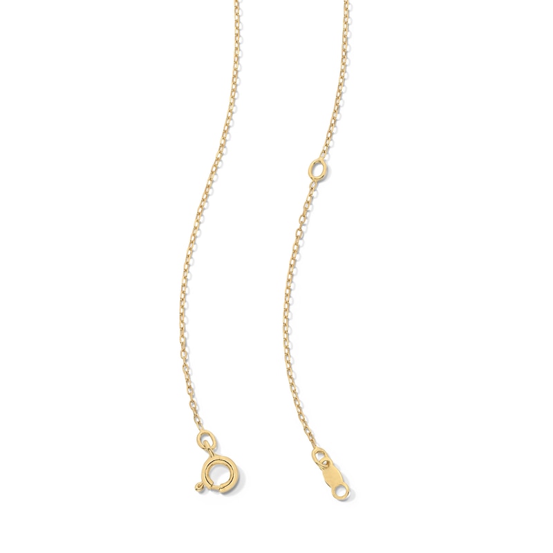 Main Image 3 of Pear-Shaped Garnet and 1/5 CT. T.W. Diamond Snake Pendant in Sterling Silver with 18K Gold Plate