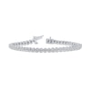Thumbnail Image 1 of 1/2 CT. T.W. Certified Lab-Grown Diamond Miracle Tennis Bracelet in Sterling Silver (F/VS2)