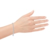 Thumbnail Image 2 of 1/2 CT. T.W. Certified Lab-Grown Diamond Miracle Tennis Bracelet in Sterling Silver (F/VS2)