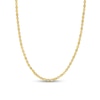 Thumbnail Image 1 of 2.2mm Mirror Chain Necklace in Solid 14K Gold - 24"