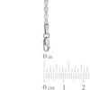 Thumbnail Image 2 of 2.2mm Mirror Chain Necklace in Solid 14K White Gold - 18"