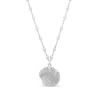 Thumbnail Image 1 of Textured Seashell Necklace in Sterling Silver