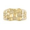 Thumbnail Image 3 of 1/4 CT. T.W. Diamond Edge Octagon-Top Nugget Ring in 10K Gold