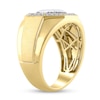 Thumbnail Image 2 of 1/4 CT. T.W. Diamond North Star Octagon-Top Ring in 10K Two-Tone Gold