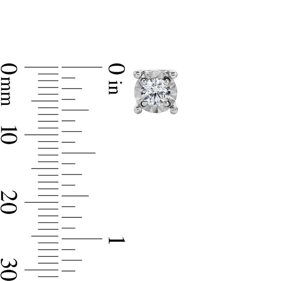 1 CT. T.w. Lab-Grown Diamond Miracle Solitaire Pendant and Stud Earrings Set in Sterling Silver