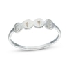 Thumbnail Image 2 of Engravable Bubble Ring in Sterling Silver (1 Line)