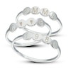 Thumbnail Image 3 of Engravable Bubble Ring in Sterling Silver (1 Line)