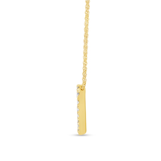 1/ CT. T.w. Certified Lab-Grown Diamond Heart Necklace in 14K Gold (F/Si2