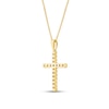 Thumbnail Image 3 of 1/4 CT. T.W. Certified Lab-Grown Diamond Cross Pendant in 14K Gold (F/SI2)