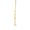 Thumbnail Image 4 of 1/4 CT. T.W. Certified Lab-Grown Diamond Cross Pendant in 14K Gold (F/SI2)