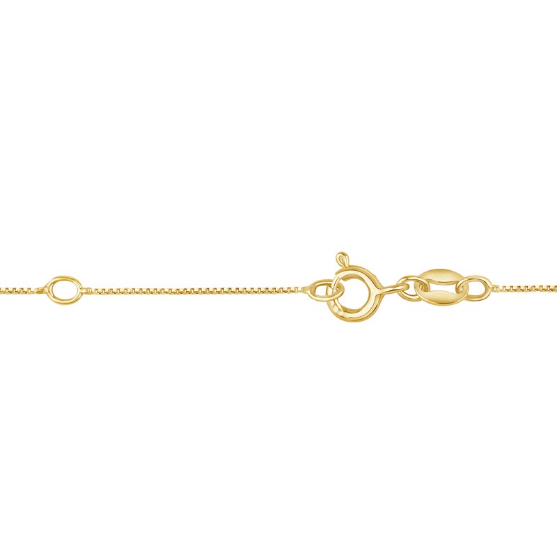 Main Image 5 of 1/4 CT. T.W. Certified Lab-Grown Diamond Cross Pendant in 14K Gold (F/SI2)