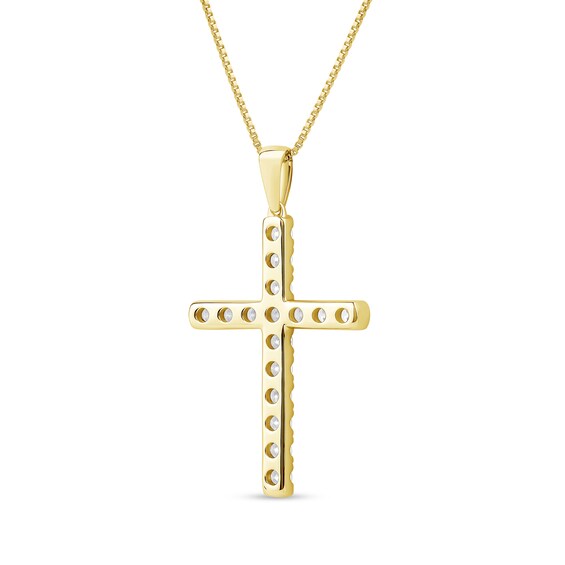 1 CT. T.w. Certified Lab-Grown Diamond Cross Pendant in 14K Gold (F/Si2)