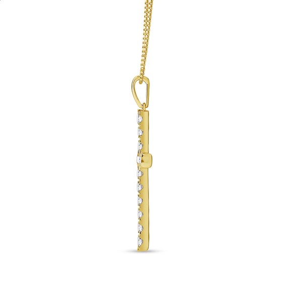 1 CT. T.w. Certified Lab-Grown Diamond Cross Pendant in 14K Gold (F/Si2)