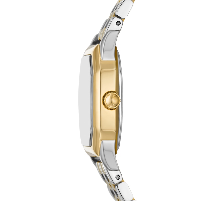 Main Image 2 of Ladies' Fossil Harlow Octagonal Two-Tone Watch with Cream Dial (Model: ES5362)