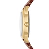 Thumbnail Image 2 of Ladies’ Fossil Harlow Octagonal Watch with Cream Dial and Brown Leather Strap (Model: ES5364)