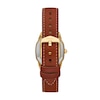 Thumbnail Image 3 of Ladies’ Fossil Harlow Octagonal Watch with Cream Dial and Brown Leather Strap (Model: ES5364)
