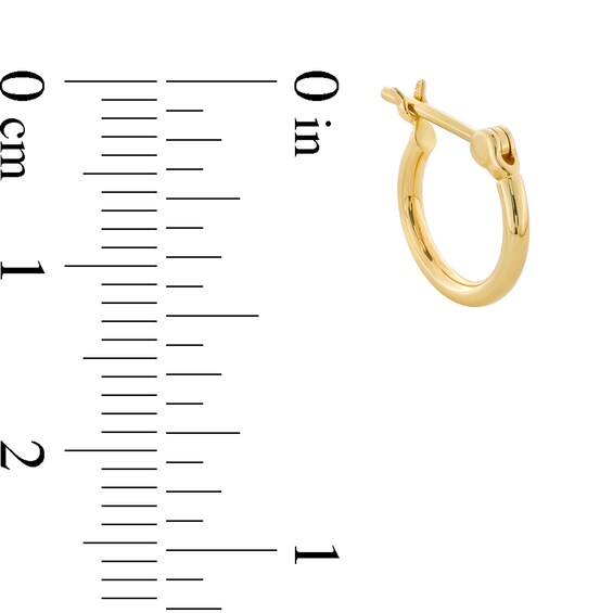 11.0mm Single Hoop Earring in 10K Gold