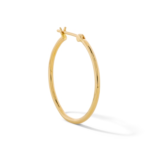25.0mm Single Hoop Earring in 10K Gold