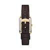 Thumbnail Image 3 of Ladies’ Fossil Raquel Rectangular Watch with Brown Dial and Brown Leather Strap (Model: ES5367)