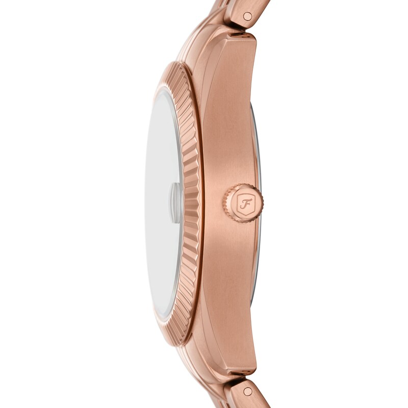 Main Image 2 of Ladies' Fossil Scarlette Watch with Green Dial and Simulated Crystal Accents (Model: ES5369)
