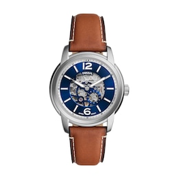 Men’s Fossil Heritage Automatic Watch with Blue Dial (Model: ME3263)